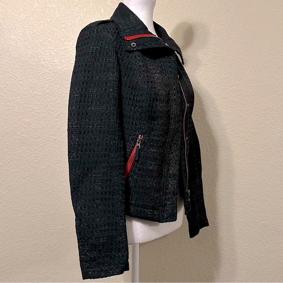 Free People We The Free Pop Moto Jacket, Tweed - Picture 3 of 6